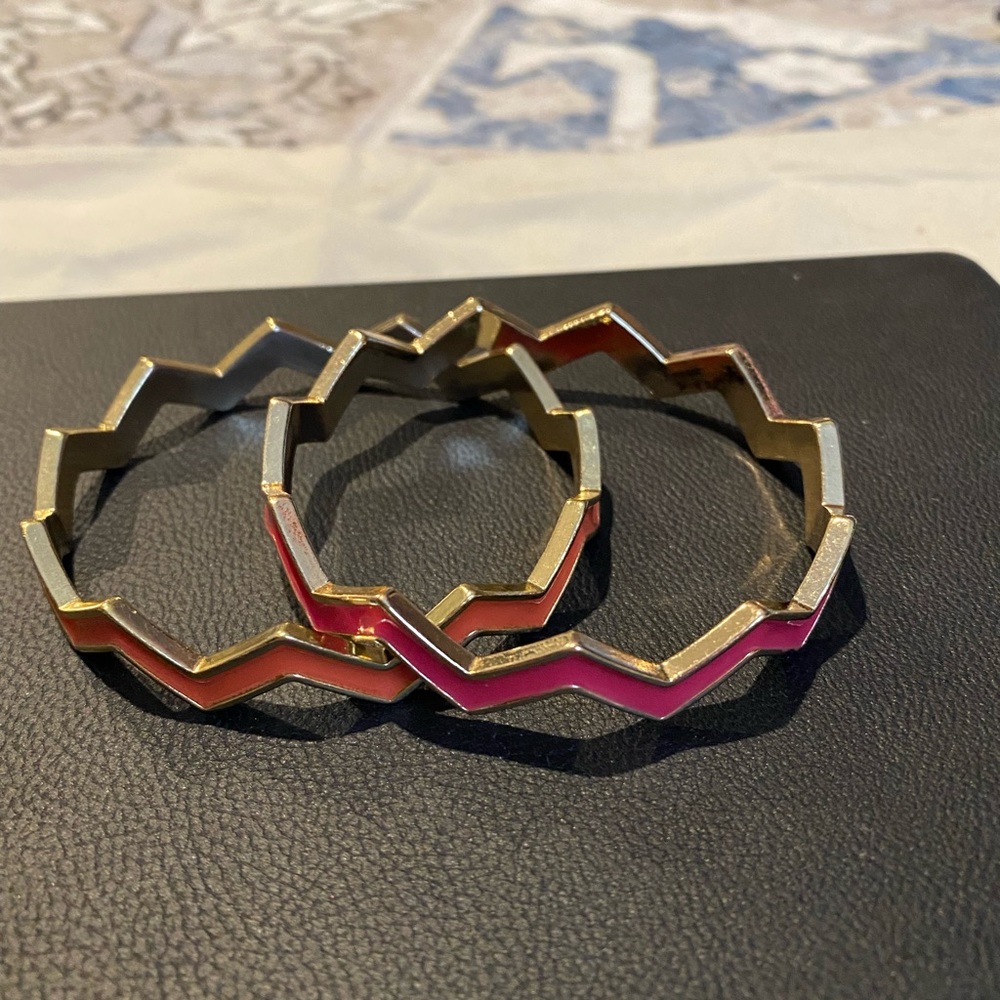 Enamel Stackable Bracelets - image 1